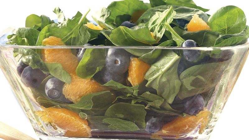 Blueberry and Orange Spinach Salad