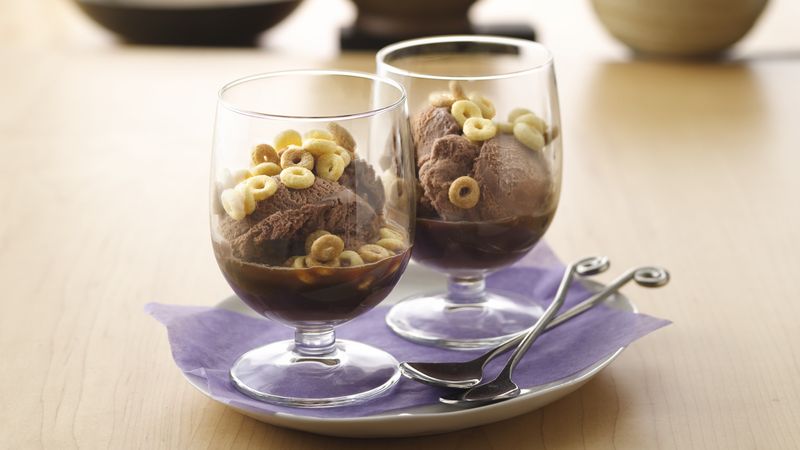 Chocolate Affogato with Dulce de Leche Topping