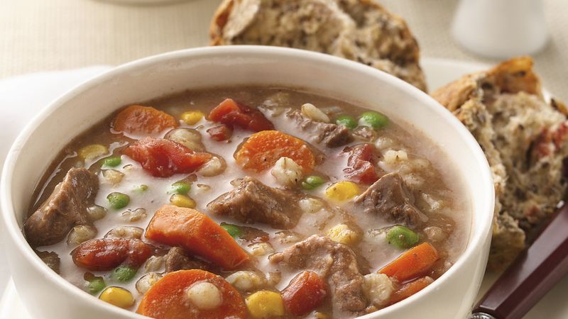 Slow-Cooker Beef and Barley Soup