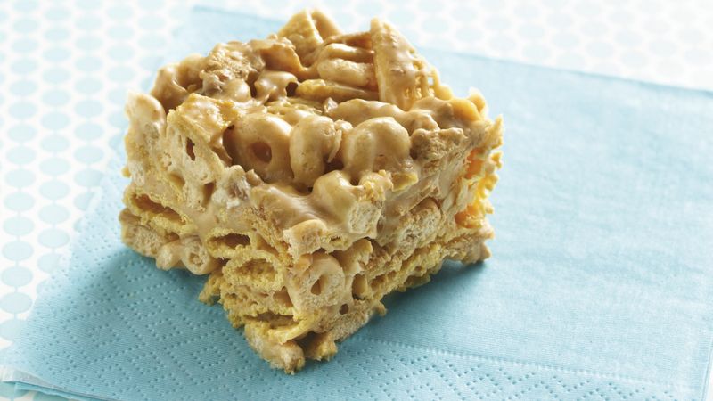 Peanut Butter-Cereal Bars