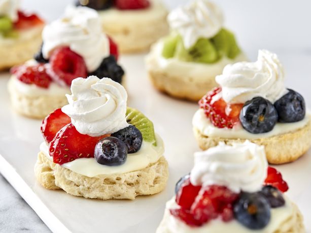 Biscuit Fruit Tartlets