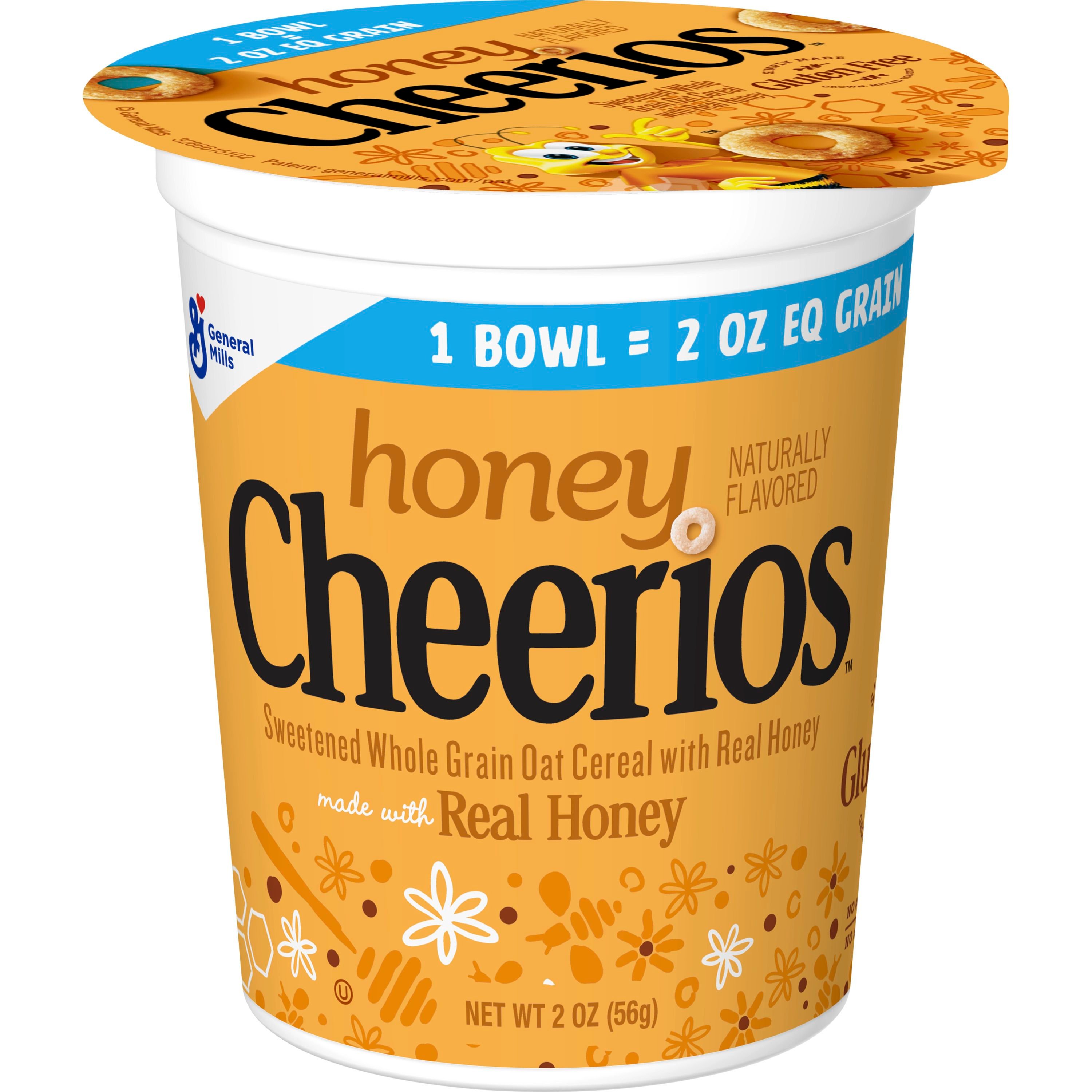 Honey Cheerios™ Cereal Single Serve K12 2oz Eq Grain
