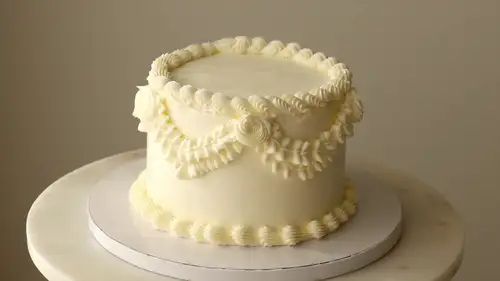 Diamond-Inspired White Cake
