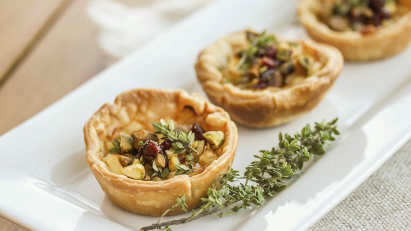 Apple and Gruyère Cheese Tarts