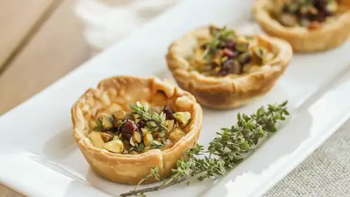 Apple and Gruyère Cheese Tarts