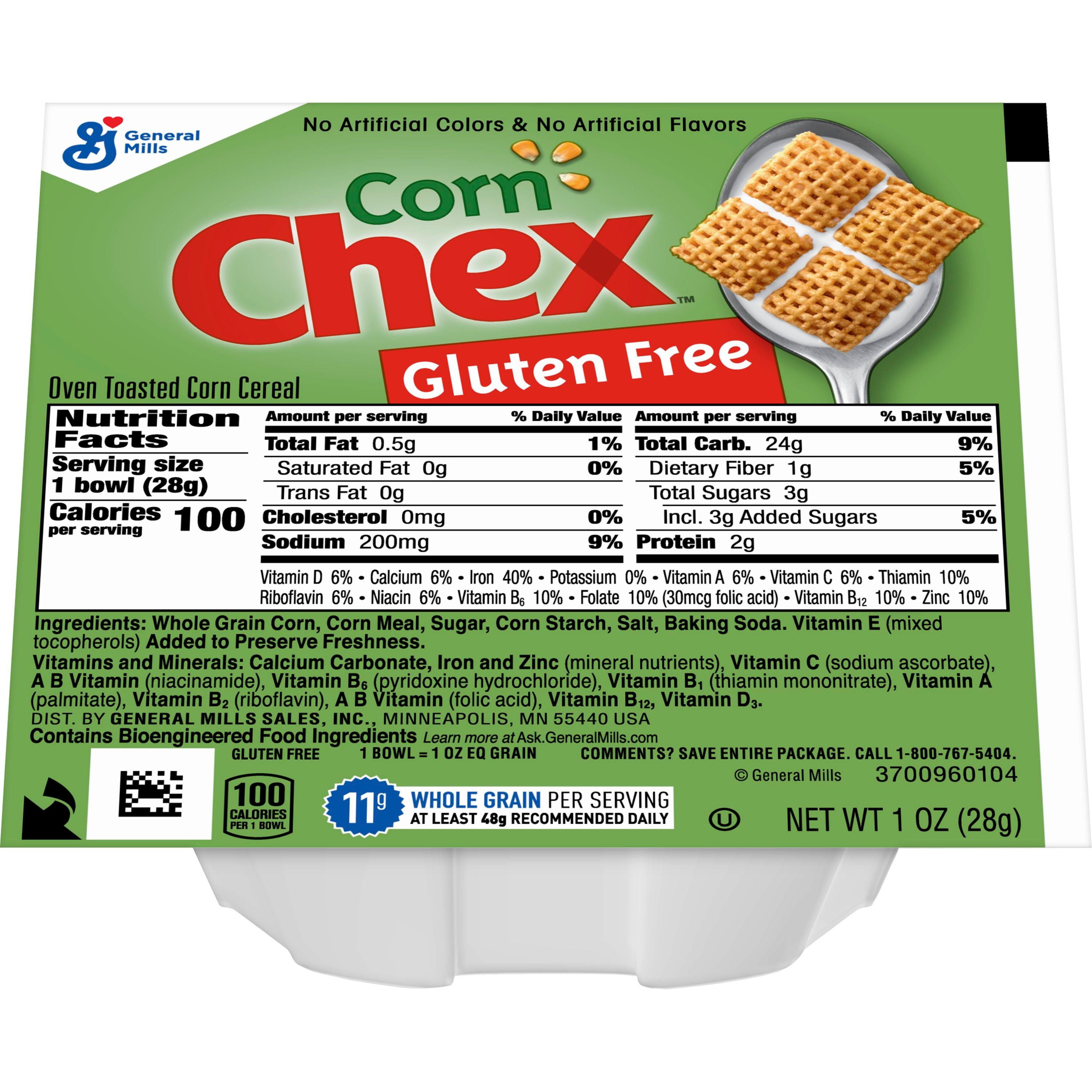 Honey Nut Cheerios™ Cereal Single Serve K12 2oz Eq Grain