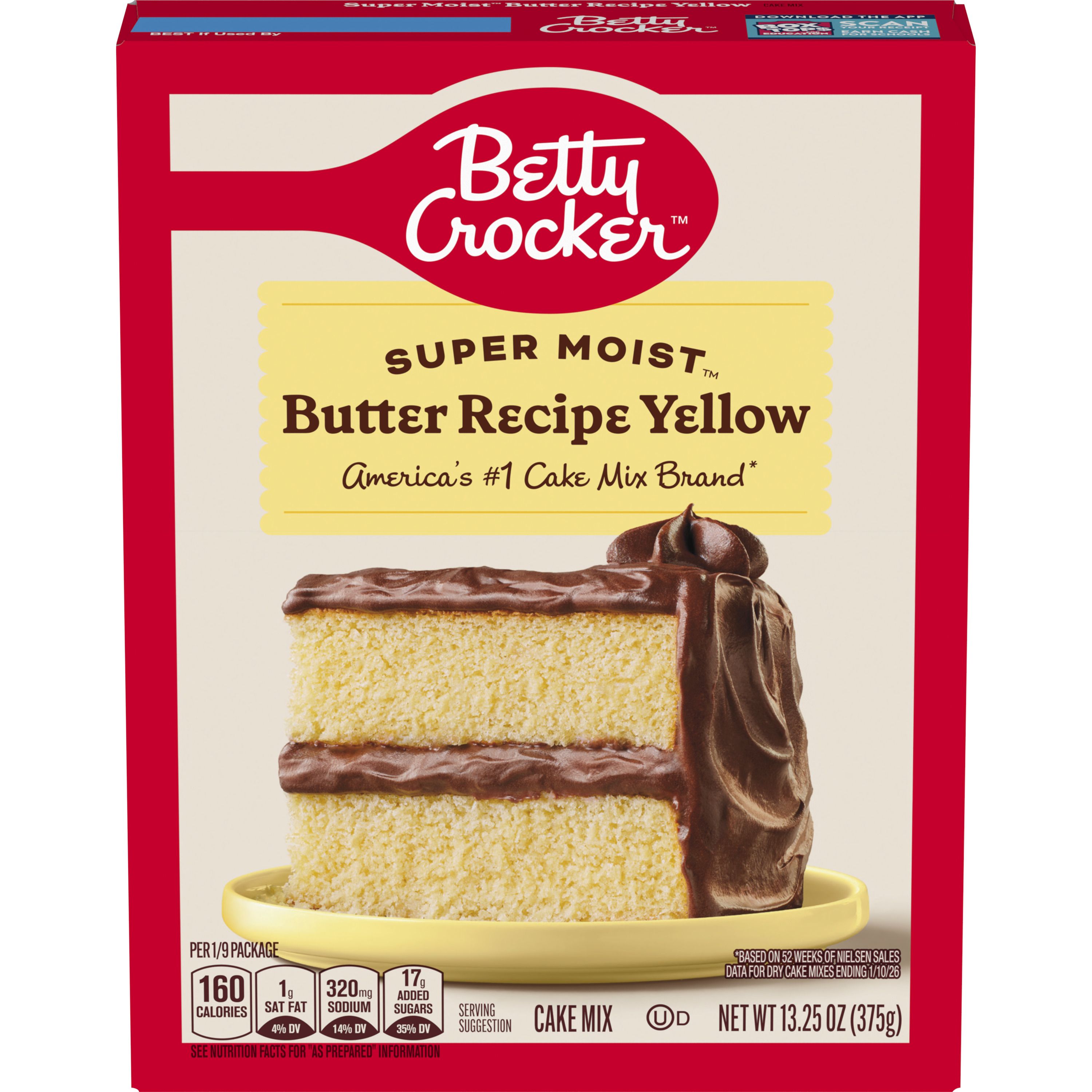Betty Crocer Butter Yellow Cake Mix 375g