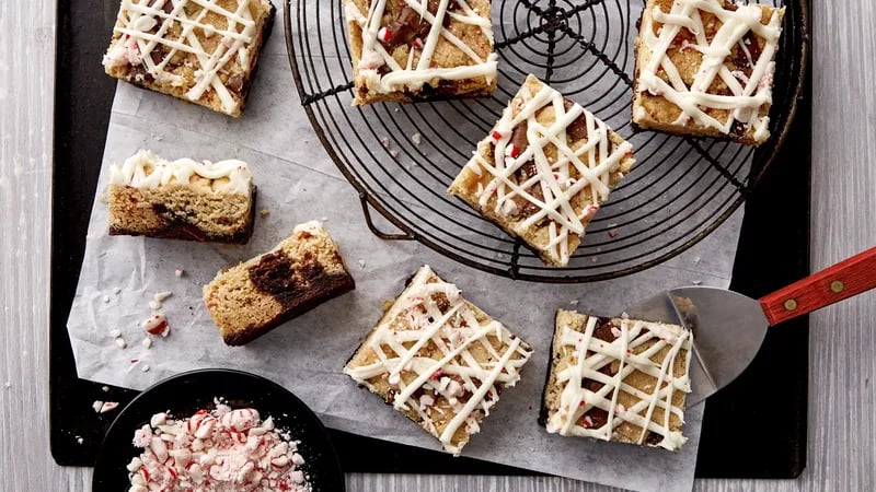 Peppermint Brookies