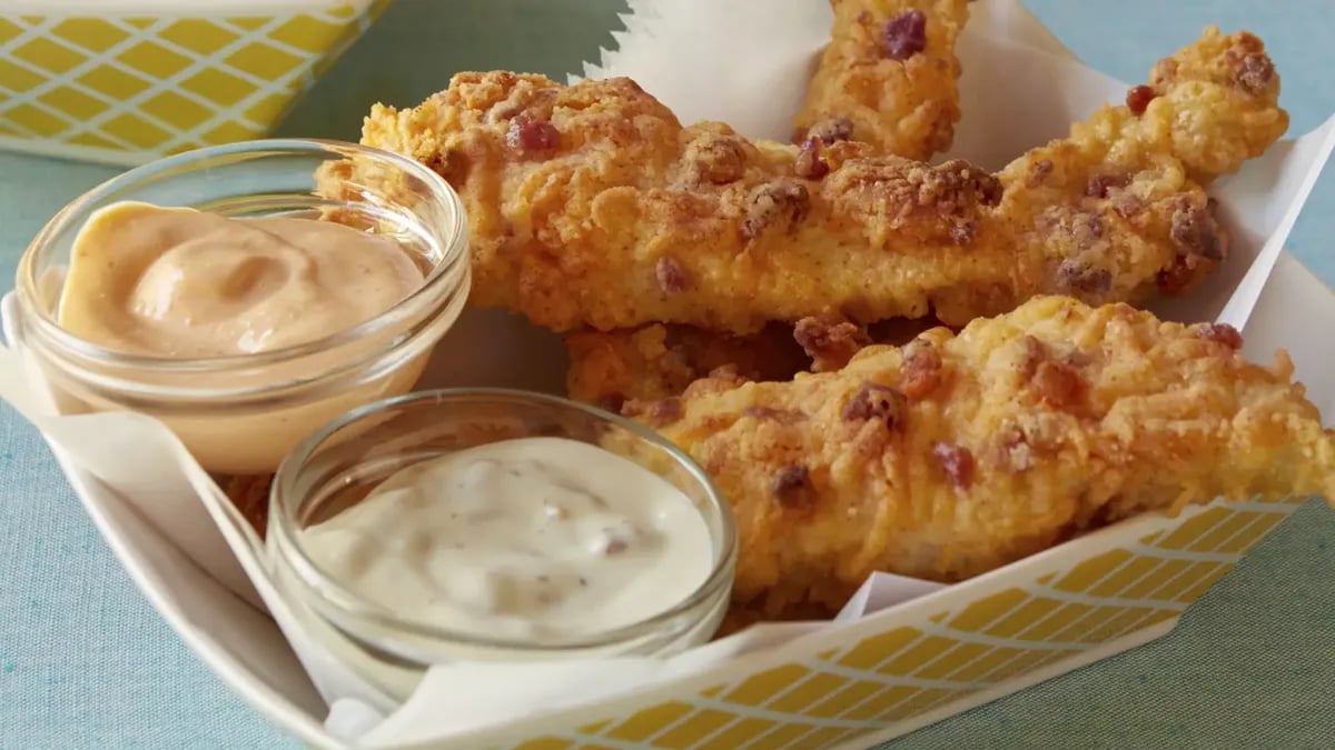 Bacon Cheddar Chicken Fingers