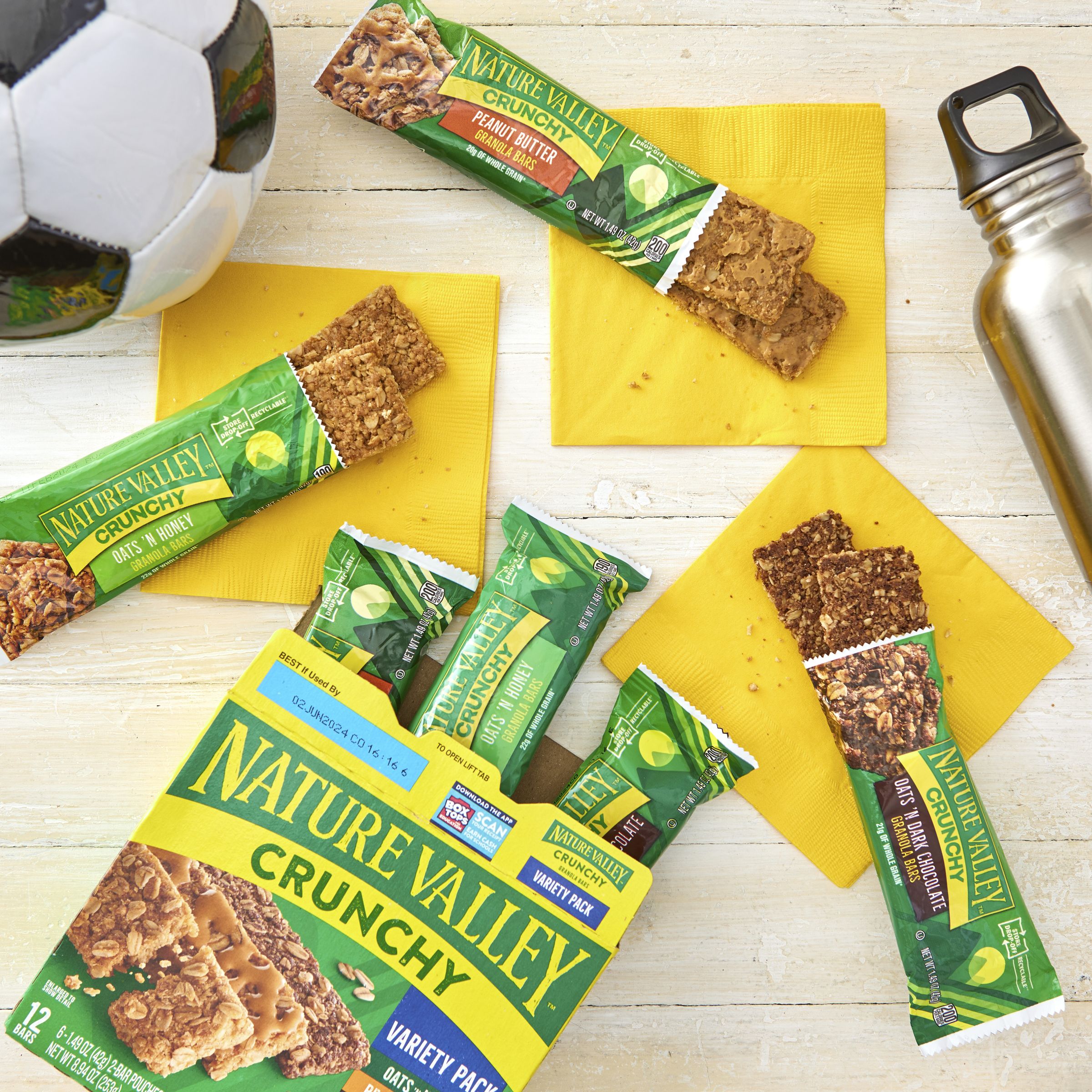  Styled Nature Valley(TM) Crunchy Granola Bars Variety Pack (Double Bar) (6 ct) 1.49 oz