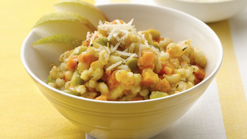 Slow-Cooker Sweet Potato and Barley Risotto