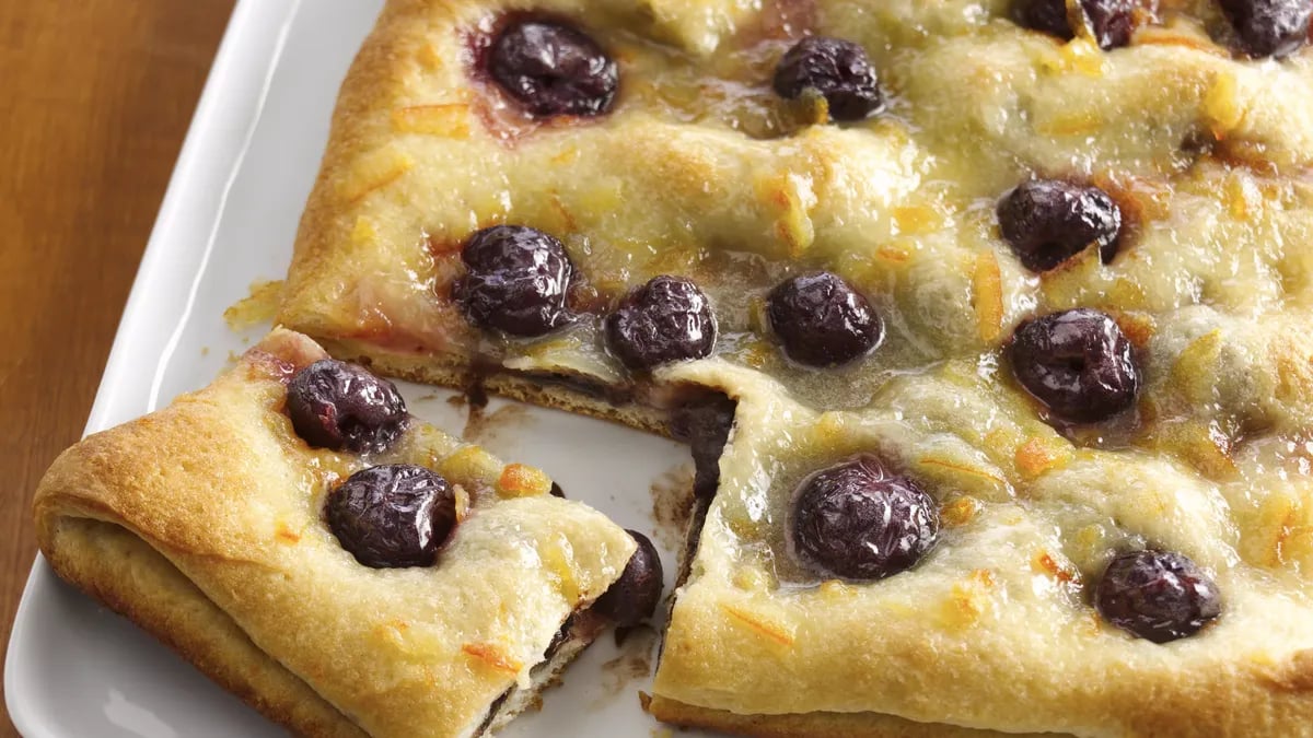 Dark Cherry-Chocolate Breakfast Pastry