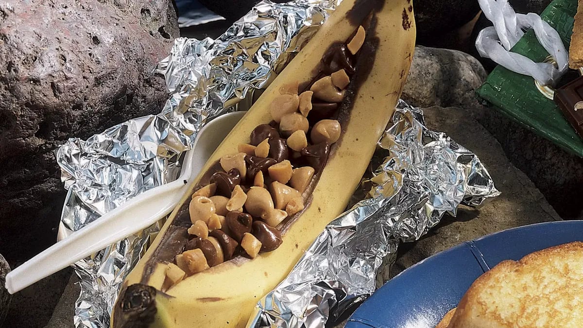 Peanut Butter Banana Boats