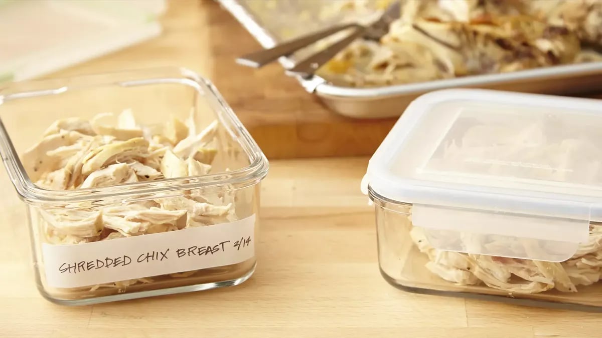 Make-Ahead Shredded Chicken Breast