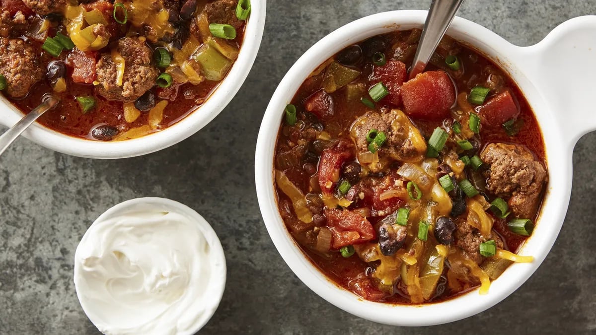 Cheeseburger Chili