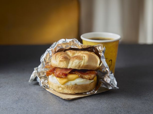 Bacon, Egg and Cheese Croissant Sandwich