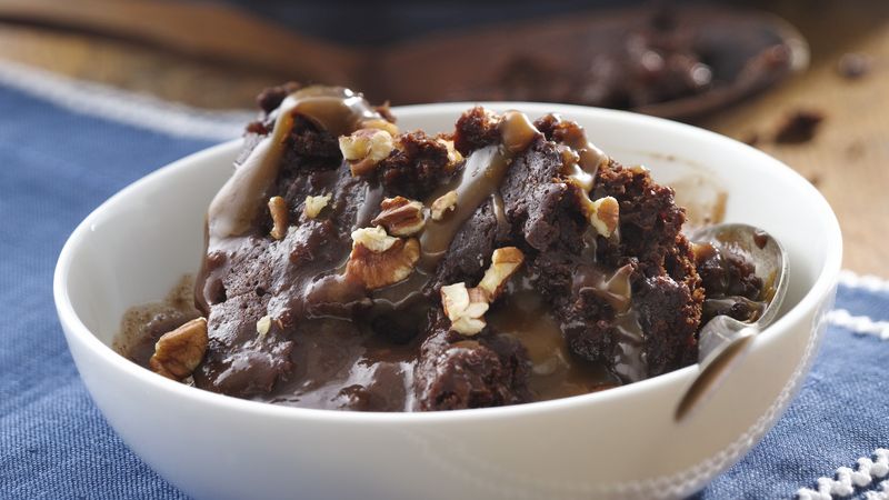 Slow-Cooker Turtle Pudding Recipe - BettyCrocker.com