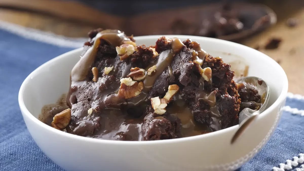 Slow-Cooker Turtle Pudding