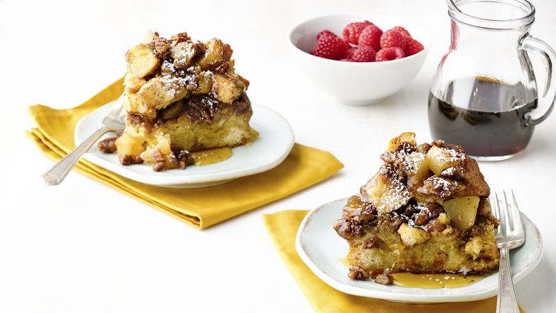 Slow-Cooker Caramel Apple French Toast