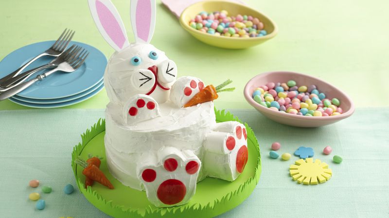 Easter Bunny Rabbit Cake