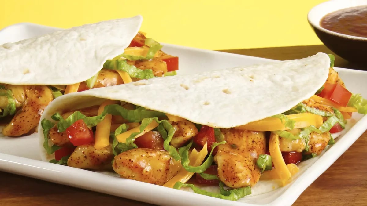 Chicken Soft Tacos