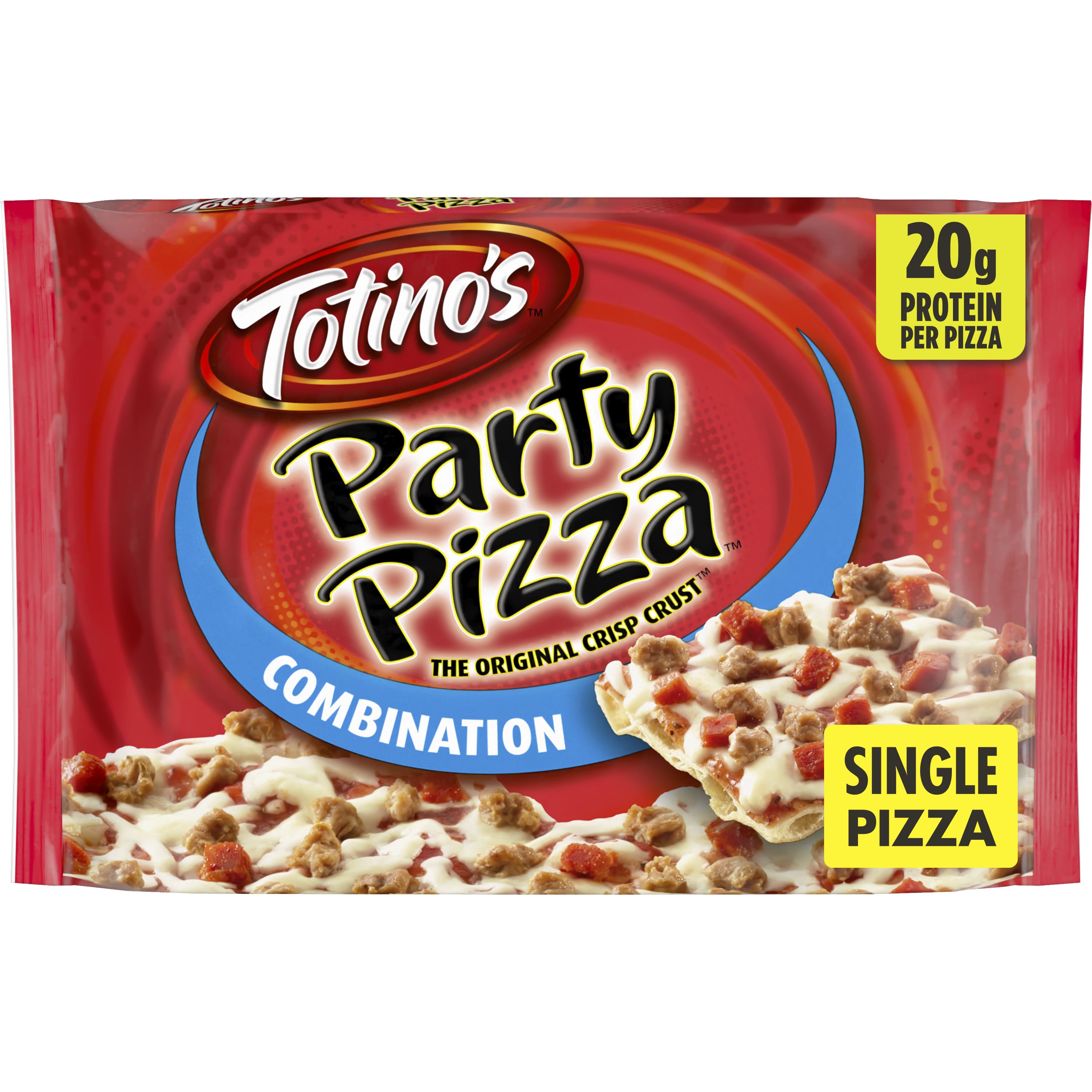 Totino's™ Combination Party Pizza | Square Pizza | Totino's™ US