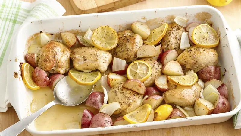 Lemon Chicken with Potatoes 