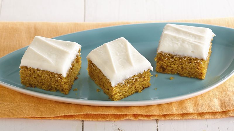 Gluten-Free Pumpkin Bars with Cream Cheese Frosting
