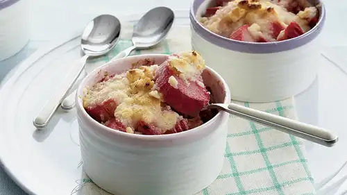 Rhubarb Crumbles