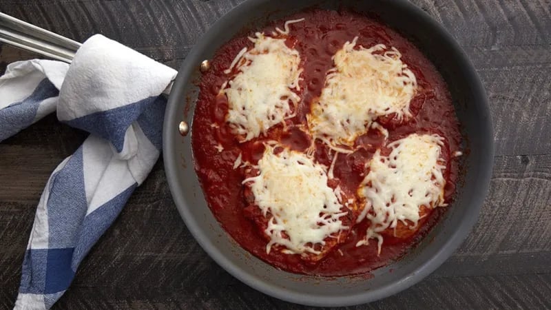 Skillet Chicken Parmigiana