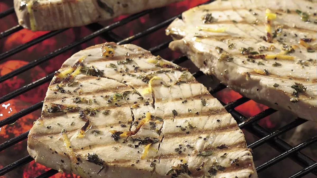 Lemon and Thyme Grilled Tuna