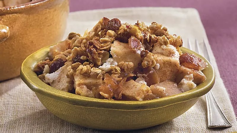 Pear-Apple-Granola Crisp