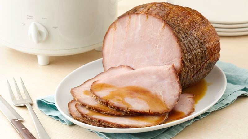 How To Slow Cook a Precooked Ham In The Oven - Lauren's Latest
