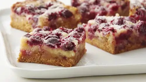 Cranberry Gooey Butter Bars