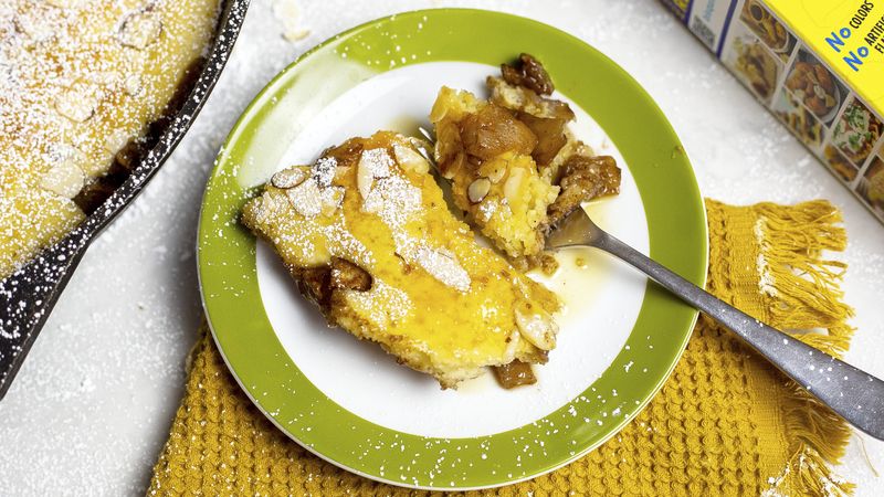 Apple Almond Oven Pancake Recipe - BettyCrocker.com