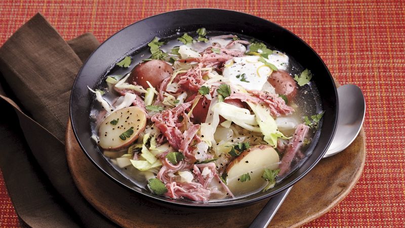 Slow-Cooker Corned Beef and Cabbage Stew