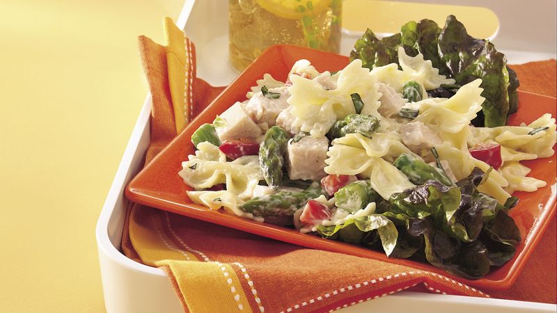 Fresh and Light Turkey and Bow-Tie Salad
