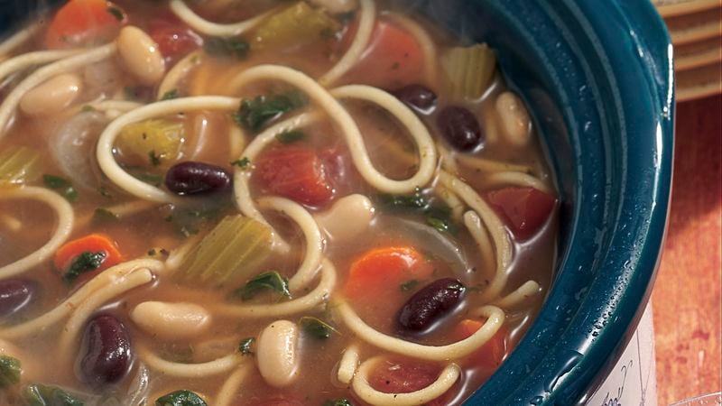 Slow-Cooked Two-Bean Minestrone