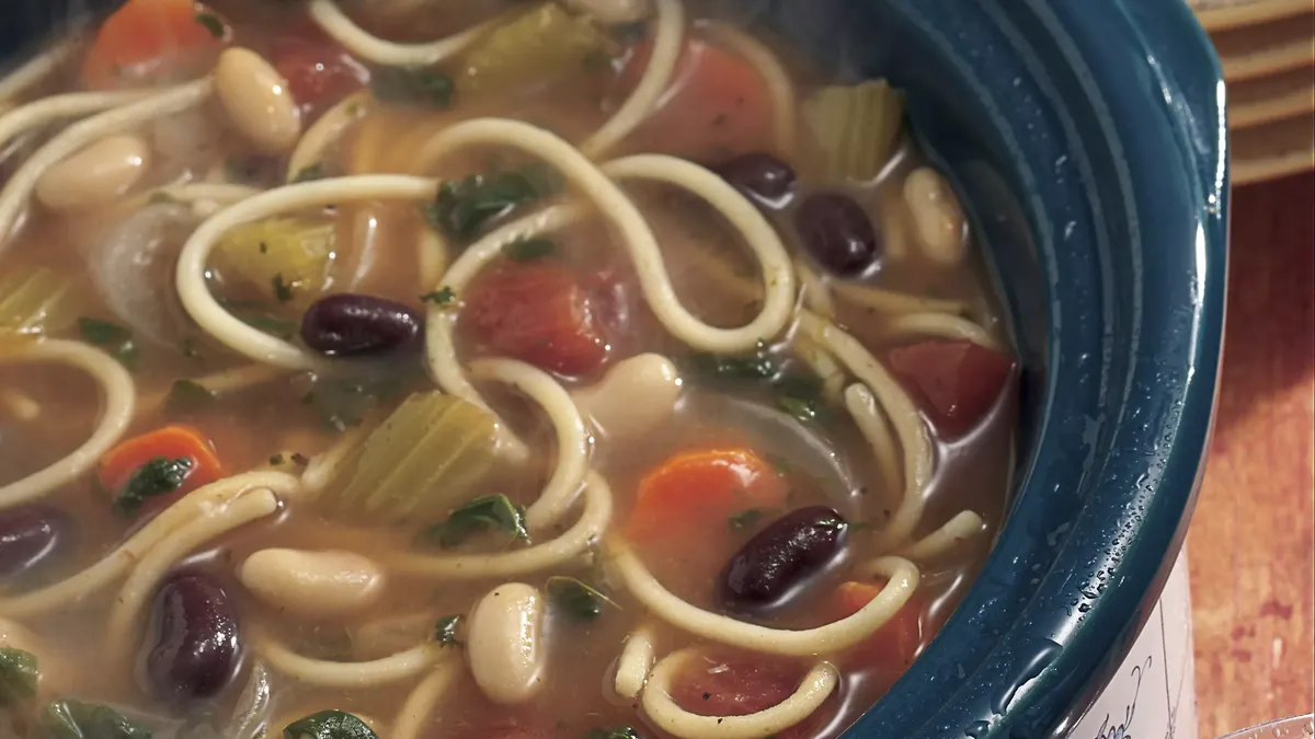 Slow-Cooked Two-Bean Minestrone