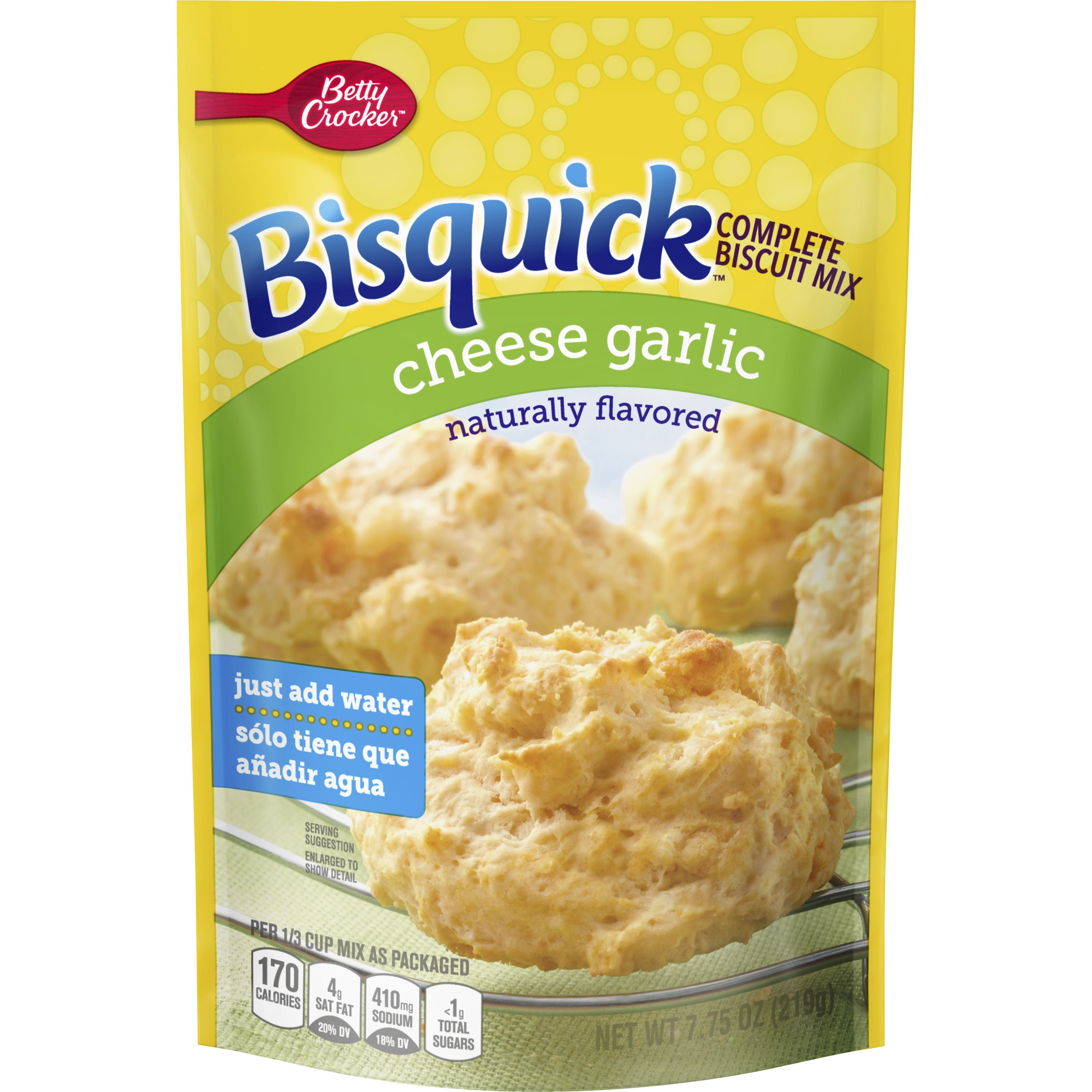 Bisquick™ Complete Cheese Garlic Biscuit Mix - Front