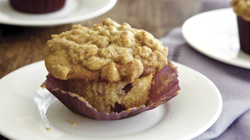 Browned Butter-Plum Muffins