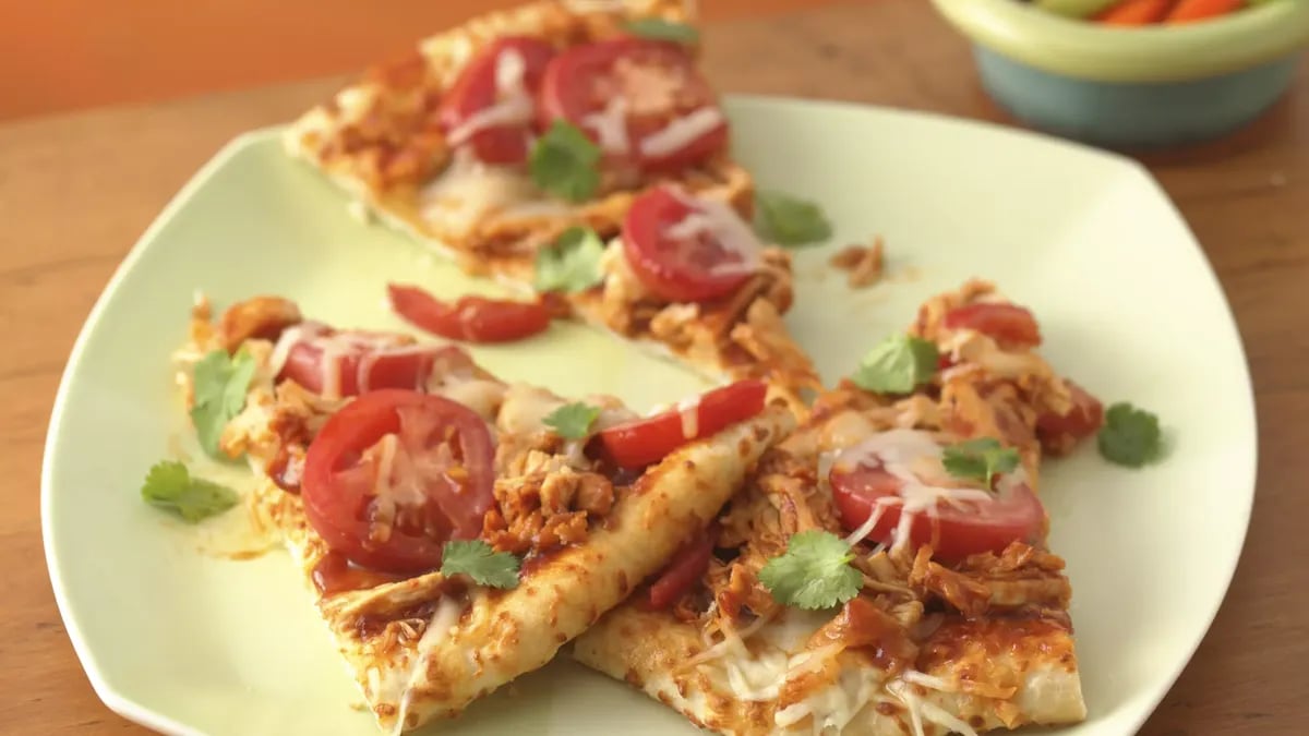 Barbecued Chicken Pizza