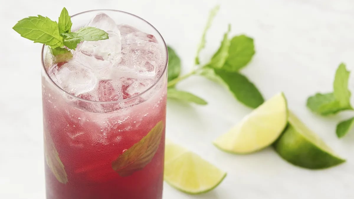 Pomegranate Chile Mojito Mocktail