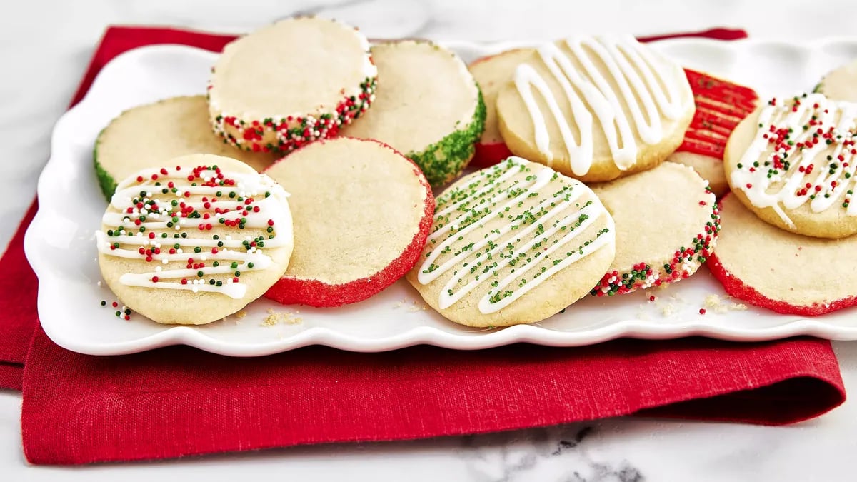 3-Ingredient Sugar Cookies