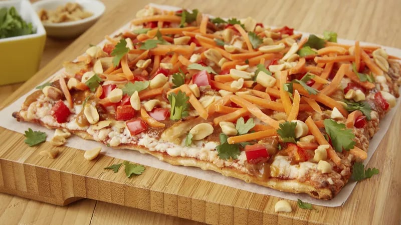 "Thai Chicken Party" Pizza