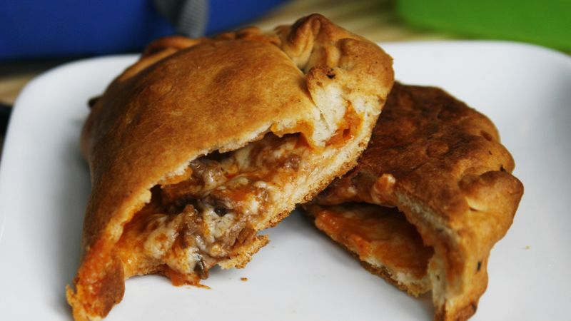 Steak and Cheese Pizza Pockets