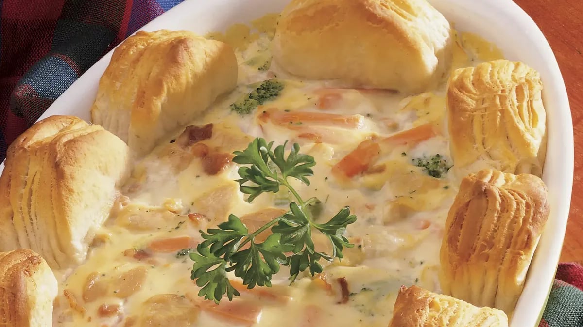 Biscuit-Easy Turkey Pot Pie