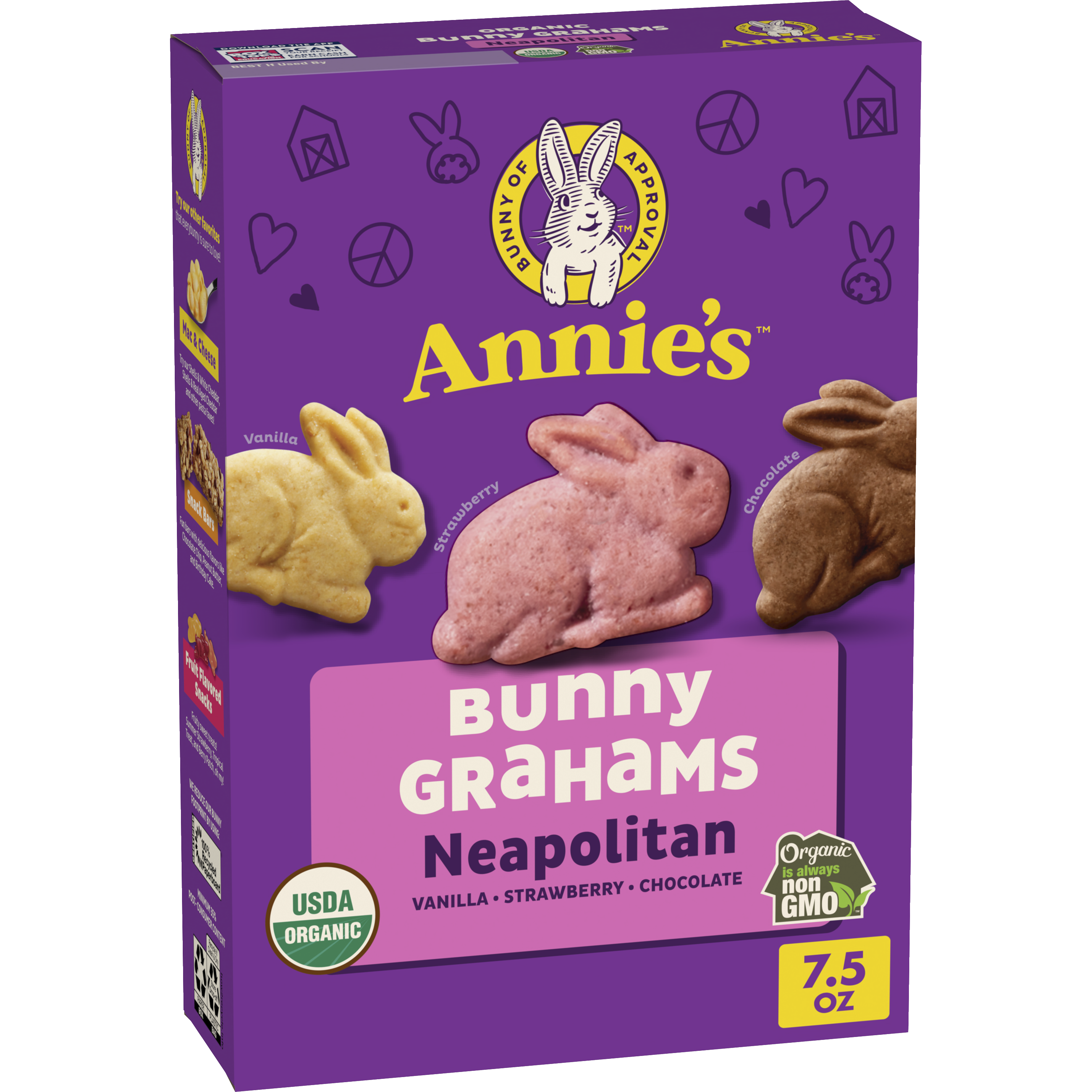 Neapolitan Bunny Grahams | Annie's Homegrown