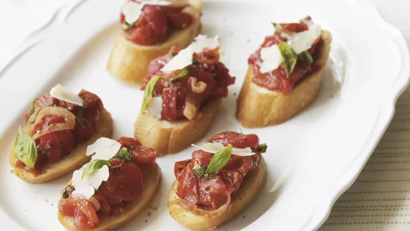 Roasted Tomato Bruschetta