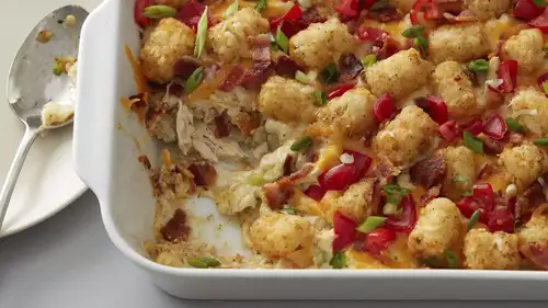 Chicken Bacon Ranch Tater Tots™ Casserole